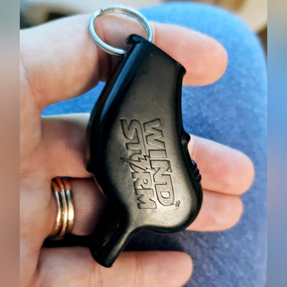 Black All Weather Safety Whistle - Picture 1 of 7